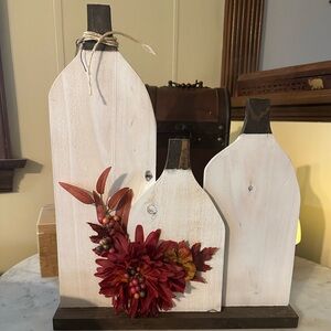 Rustic White Wooden Decor, homemade by Loop & Ladder